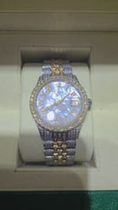 rolex datejust 34mm 8.00ct diamonds