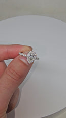 14k 1.64ct Beautiful Ring Lab Vs Diamonds New
