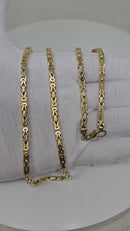 18 carats, 3,5 mm, style byzantin, massif/plein