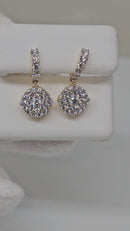 10k Round Flower Finest 1.56ct VS Diamonds
