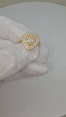 14k 0.75ct Beautiful Heart  SI  Diamonds  New