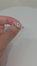 14k infinity love Ring 1.34ct VS Diamonds