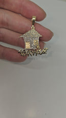 10k Trap House 0.40ct of Diamonds