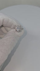 14k Oval Shape Nathalia Ring 2.07ct VS Diamonds