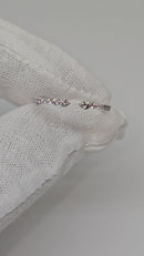 Stunning Natural diamond 0.20 carrat  with  14kt white Gold Ring NATDIA4