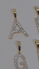 10k 0.5-0.10ct ilussion diamonds Letters