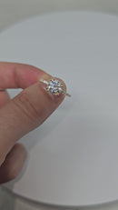 14k 1.25ct Round VS Diamonds Engagement Ring