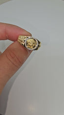 Bague méduse 10k 0.12ct SI Diamant Nouveau