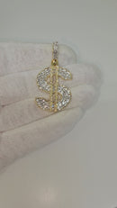 10k Hamsa 1.34ct Diamants NOUVEAU