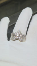 10k Star Ring 1.37ct Diamonds