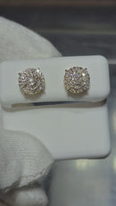 10K 0.50CT Boucle D 'Oreilles avec Vis DE-020