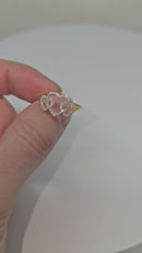 10k 0.16ct Beautiful Heart SI Diamonds Nouveau