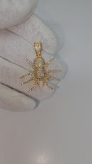 10k Hamsa 1.34ct Diamants NOUVEAU