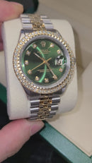 rolex datejust 36mm 2.00ct diamonds