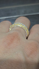 10k 2.29ct VS Lab diamonds wedding band