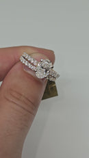 Beautiful Round  shape 2.54CT Lab Diamond Engagement Rings in 14K Yellow Gold