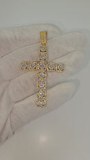 10k Cross Pendant  2.25ct Diamonds si  NEW
