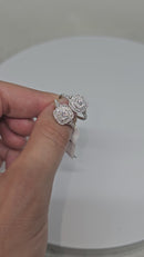 14k Engagement ring 0.65ct Diamonds VS