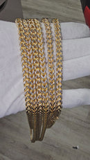 10k 5mm Franco Diamond cut