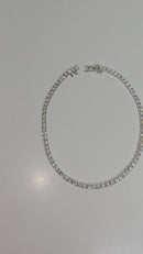 10k 2.6mm Ice Bracelet 2 tonnes Nouveau