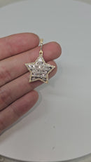 10k Star 1.06ct of Baguettes of Diamonds