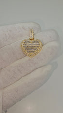 10k Hamsa 1.34ct Diamants NOUVEAU