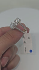 14k Round Shape Claudia Ring 2.04ct VS Diamonds