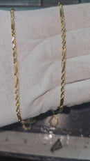 10k 3mm torsade Milano Diamond cut