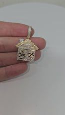 10k Trap House 0.80ct of Diamonds