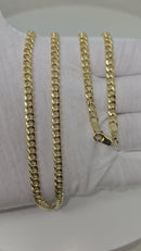 14k 4.5mm miami cuban link yellow gold
