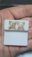 10k 0.65ct Studs vs lab diamonds