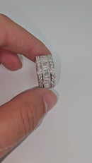 14k 9.85ct VS Diamonds Band Fully iced out