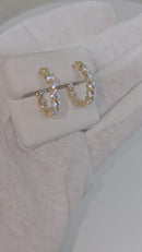 10k Round Earrings 2.72ct VS Diamonds
