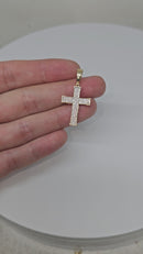 10k Cross 0.21ct of Diamonds 10k Gold NEW