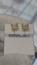 10K 0.50CT Diamond Stud Screw Back Earring