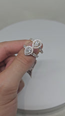 14k Engagement ring 1.52ct Pear Shape VS Diamonds