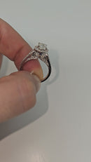 14k 1.93ct cushion Shape VS Diamonds Ring