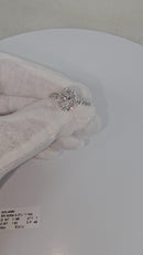 14k 1.58ct Beautiful Oval Ring Lab Vs Diamonds New