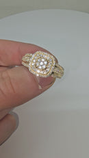 10K Gold Engagement Ring with 1.00ct diamonds