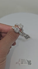 Bague de fiançailles 14k 1.67ct VS Diamants