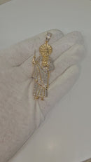 10k Hamsa 1.34ct Diamants NOUVEAU