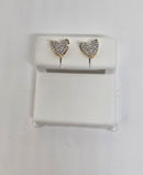 10K 0.25CT Diamond Stud Screw Back Earring DE-020