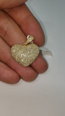 Heart Pendant 1.32ct of diamonds 10k Gold