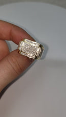 10k 0.55ct hiphopx5 diamond Ring NEW