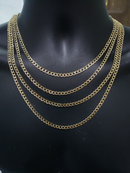 4.5mm Curb Chain Coupe Diamond Cut Alleco-002