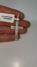 10k 1.22ct Diamond Cross NEW