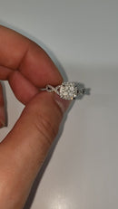 10k 0.30ct + 0.20ct Engagement Ring