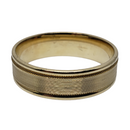 Wedding Band Ring in 10k Yellow Gold WGB-009