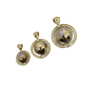 10k medusa Globe Gold Pendant GC-022