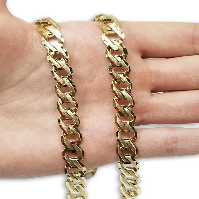 10k Casting fait ?  la main Chaine Homme MGC-055 | Chain in gold 10K handmade for men-Gold Custom